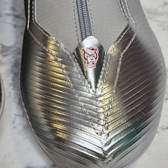 Adidas Nasty Fly NC State Wolfpack Player Issue Football Cleats Men's 13 HQ6405 - Picture 8 of 12